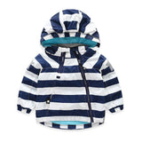 Kids Boys Girls Rainbow Parka Autumn Warm Windbreaker Jacket 2-12 Year
