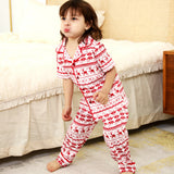 Family Matching Christmas Pajamas Sleepwear Outfits