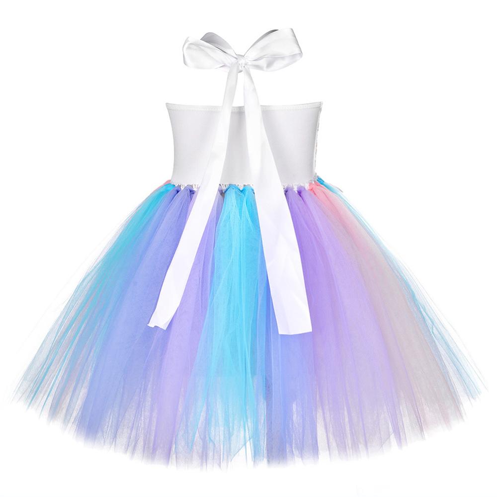 Sequin Princess Ariel Dress Girls Birthday Party Mermaid  Shell Starfish Dresses - honeylives