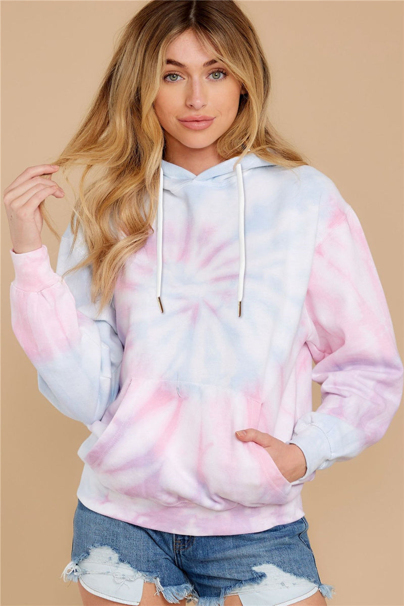 Family Matching Parent-child Autumn Tie-dye Print Hoodies