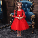 Kids Flower Girl Dress Evening Princess Party Wedding Dresses 3-12 Years