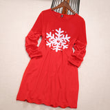 Family Matching Mother Daughter Fashion Parent-Child Christmas Dresses