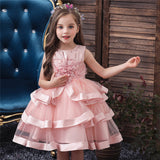 Toddler Baby Girl Princess Party Wedding Elegant Pageant Flower Dress - honeylives