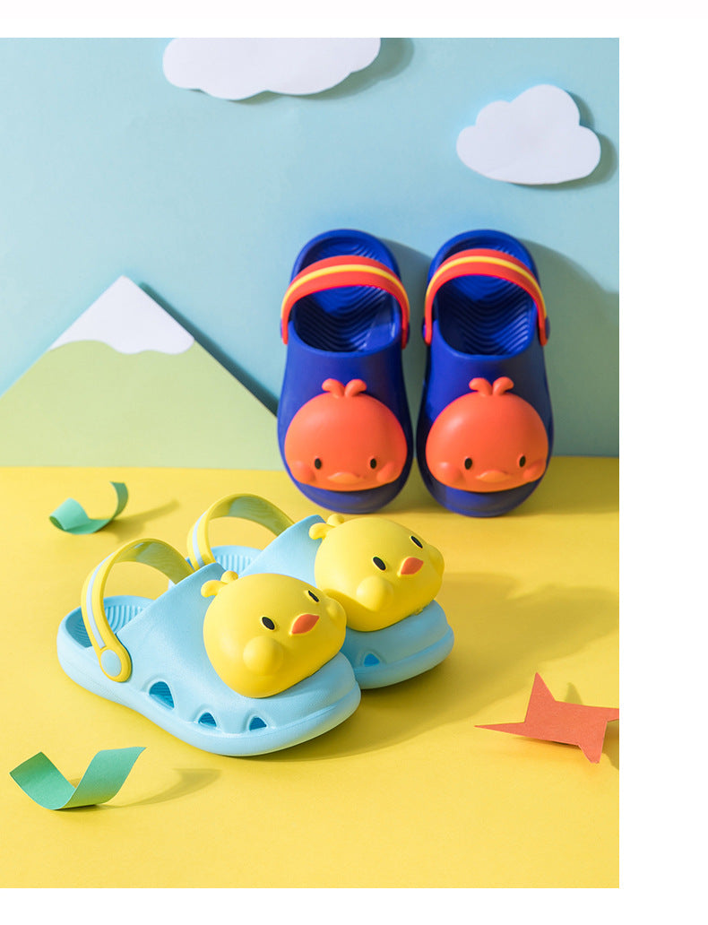 Baby Slippers Cartoon Summer Flip Flops Beach Slippers Shoes