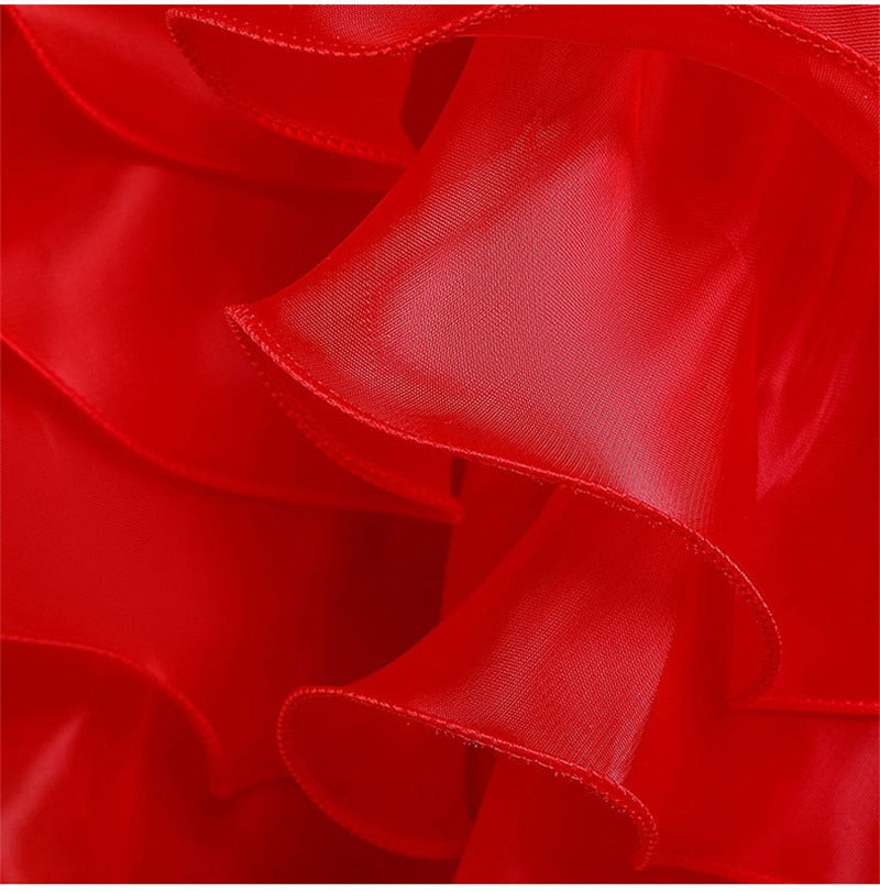 Girls Party Wedding Beaded Embroidery Princess Formal Prom Dress 3-12T - honeylives