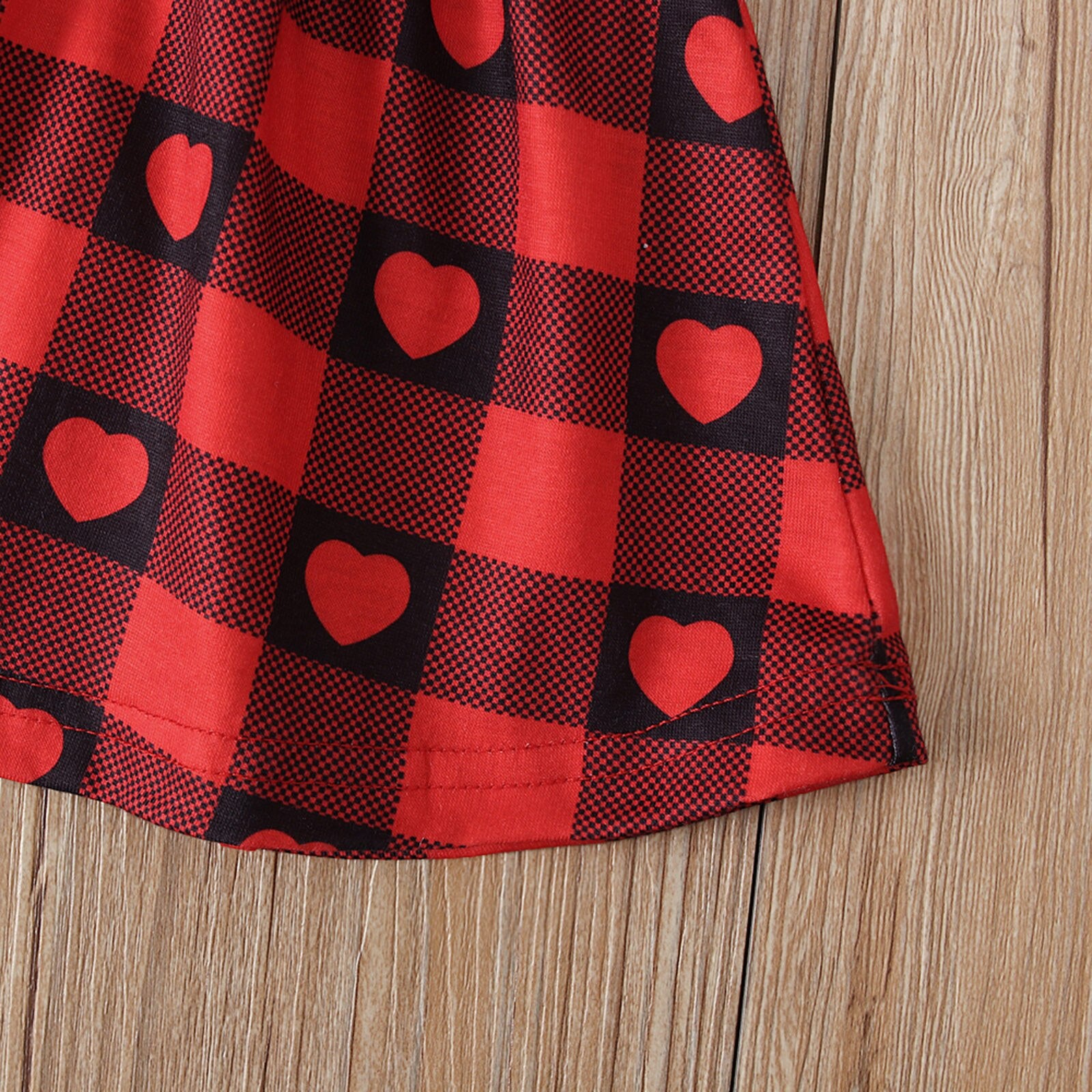 Love Heart-shaped Baby Girls Christmas Suspender 2pcs