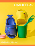 Kid Baby Sandals Cartoon Shark Summer Soft Sole Shoes Anti-Slip Slippers
