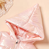 New Autumn and Winter Baby Rompers Stylish Solid Windproof Hooded Colorful Jumpsuit