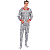 Family Matching Christmas Deer Pajamas Jumpsuits Set Family Look