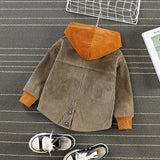 Spring Autumn Kid Baby Girl Corduroy Coats