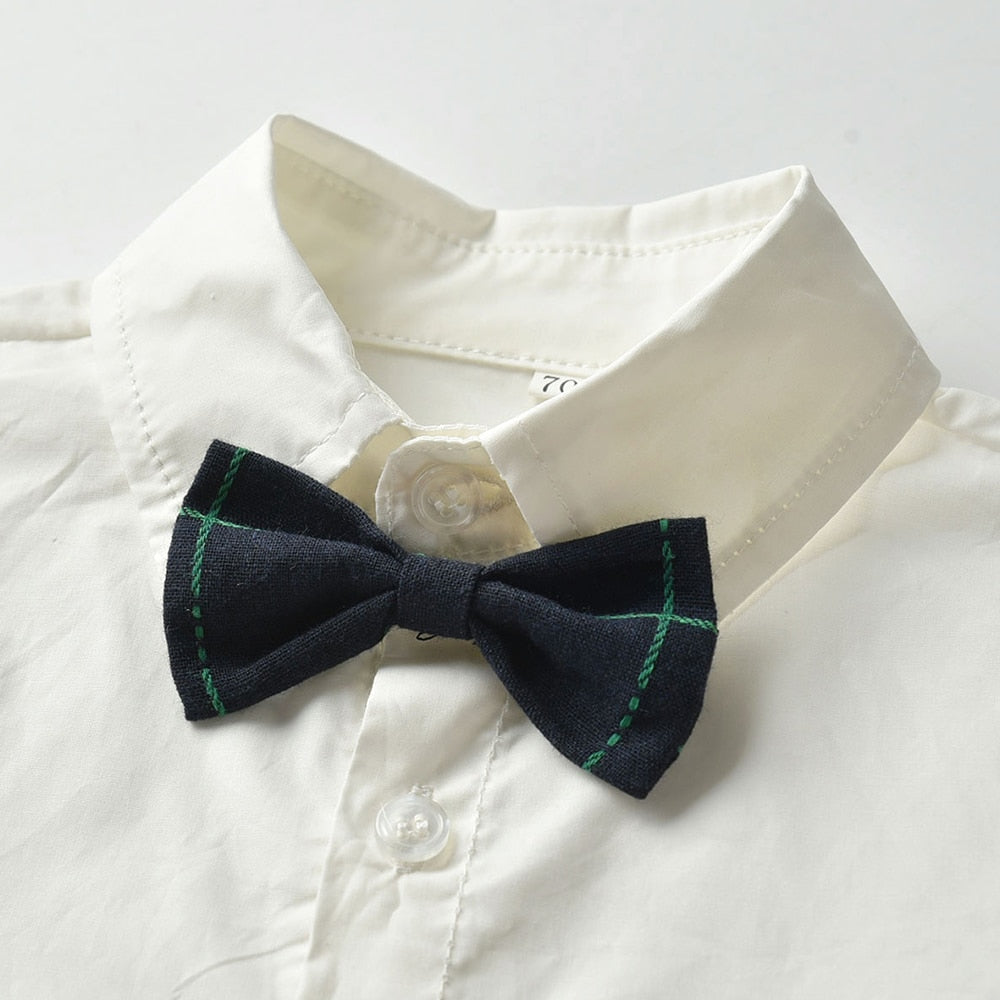 Kids Boys Formal Suits Gentleman Outfits 3Pcs Set