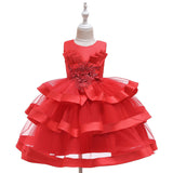 Toddler Baby Girl Princess Party Wedding Elegant Pageant Flower Dress - honeylives