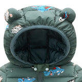 Winter Baby Toddler Animal Dinosaur Pattern Polka Dots Stars Print Coat