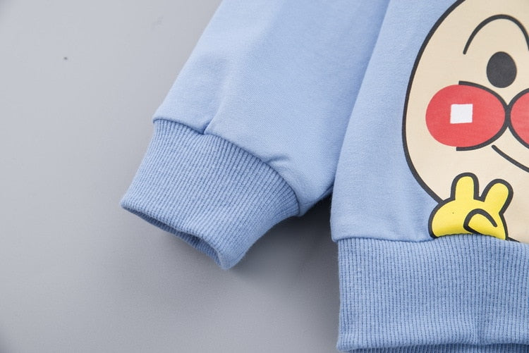 Baby Boy Girl Printed Casual O-neck Outfits 2 Pcs 1-4 Years