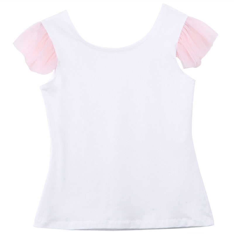 Family Matching Mother Daughter Dress Fly Sleeve 2 Pcs Dress