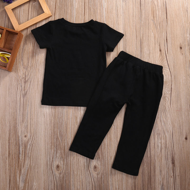 Kid Baby Boy Outfits  No Pain No Gain  2pcs Set
