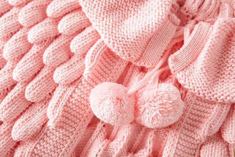 Girl Cardigan Autumn Knitting Wool Bat Sleeve Sweater 2-6Y