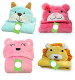 Baby Bath Towel Bathrobe Hooded Towels Lovely  Animal Cape - honeylives