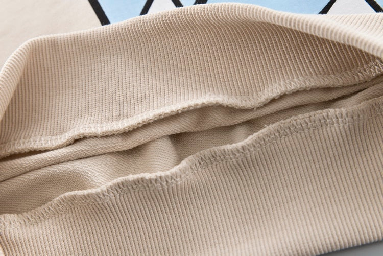 Toddler Kids Baby Girl Cartoon Set Casual Suit 2 Pcs 1-4 Years