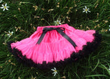 Girls Fluffy Chiffon Solid Colors Tutu Christmas Dance Skirt  2-10 Years