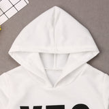 Herbstliches, lässiges Sweatshirtkleid für Kinder, Mädchen, Buchstabendruck