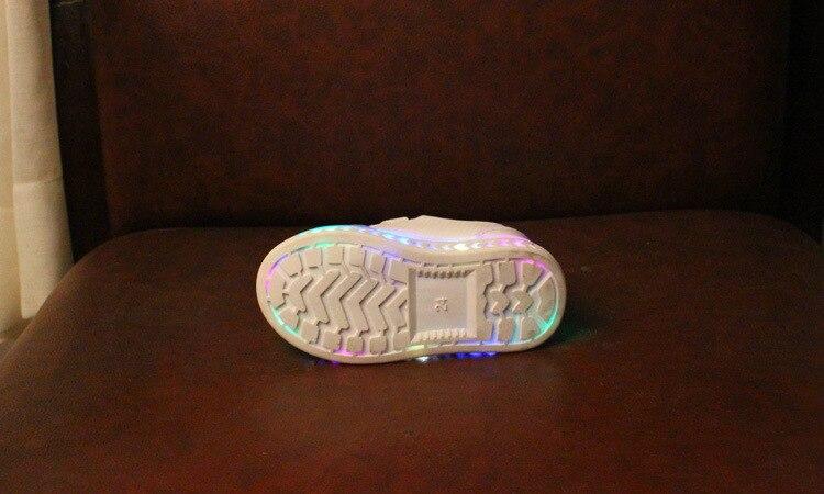 Boy Girl Casual Led Luminous Glowing Lighted Shoes
