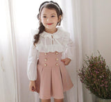 1Y-8Y Kid Baby Girls Elegant Lace Dress 2 Pcs Set