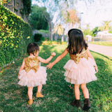 Baby Girls Princess Birthday Summer Bow Tutu Cake Dresses 2-6T - honeylives