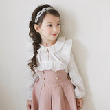 1Y-8Y Kid Baby Girls Elegant Lace Dress 2 Pcs Set