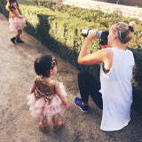 Baby Girls Princess Birthday Summer Bow Tutu Cake Dresses 2-6T - honeylives