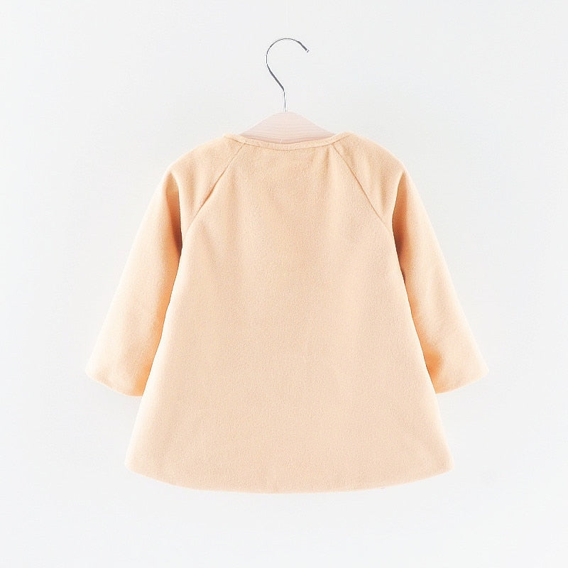 Baby Girl Spring Winter Wool Blends Jacket Coat Costume Outerwear
