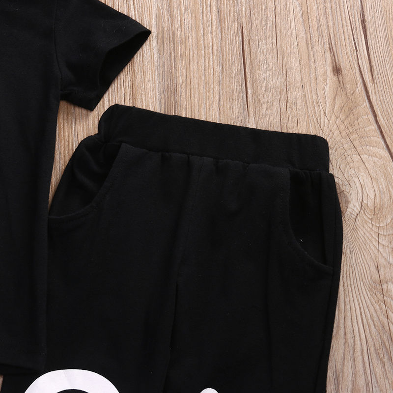 Kid Baby Boy Outfits  No Pain No Gain  2pcs Set