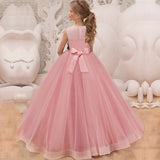 Teenager Girls Birthday Princess Dress Vintage Appliques Flower Ball Gown - honeylives