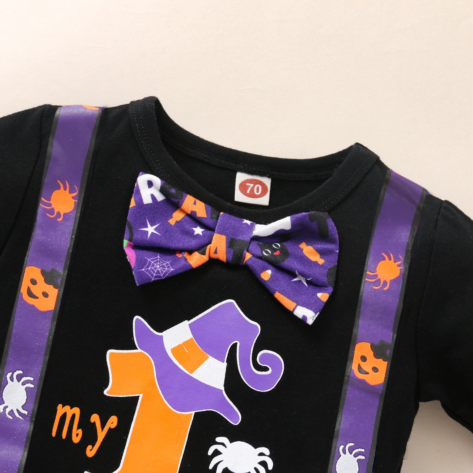 0-18M Babies Halloween Pattern Long Sleeve 3 Pcs Sets