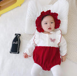 Baby Girl Newborn Long Sleeve Bodysuit  Birthday Rompers Jumpsuits