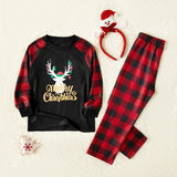 Family Christmas Matching Pajamas Kids Parents Nightwear Outfits