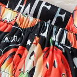 0-24M Baby Girls Romper Halloween Pumpkin Infant Pants