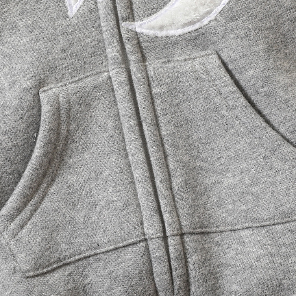 Baby Girls Winter Warm Jumpsuit Thick Romper Outfits Soft Zipper Pockets