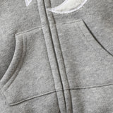 Baby Girls Winter Warm Jumpsuit Thick Romper Outfits Soft Zipper Pockets