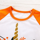 0-24M Halloween Baby Girl Cute Unicorn Cotton Tutu 2 Pcs Sets