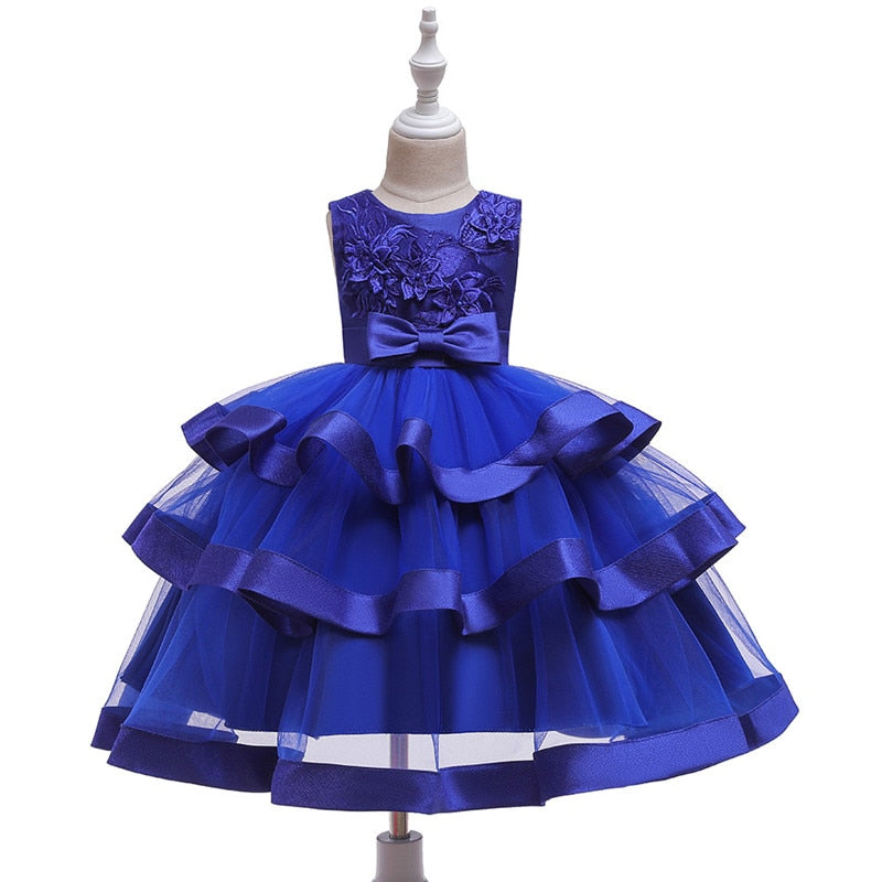 Toddler Baby Girl Princess Party Wedding Elegant Pageant Flower Dress - honeylives