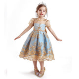 Girls Halloween Costume vestid Dresses New Year Party Clothes 4-10T - honeylives