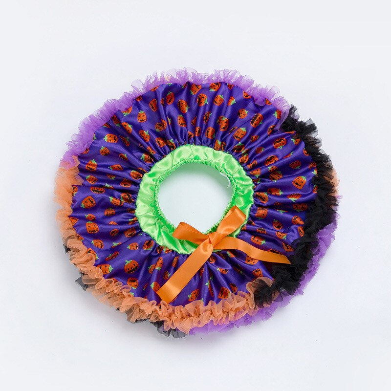 0-24M Halloween Newborn Baby Girl Pumpkin Tutu 3 Pcs Sets