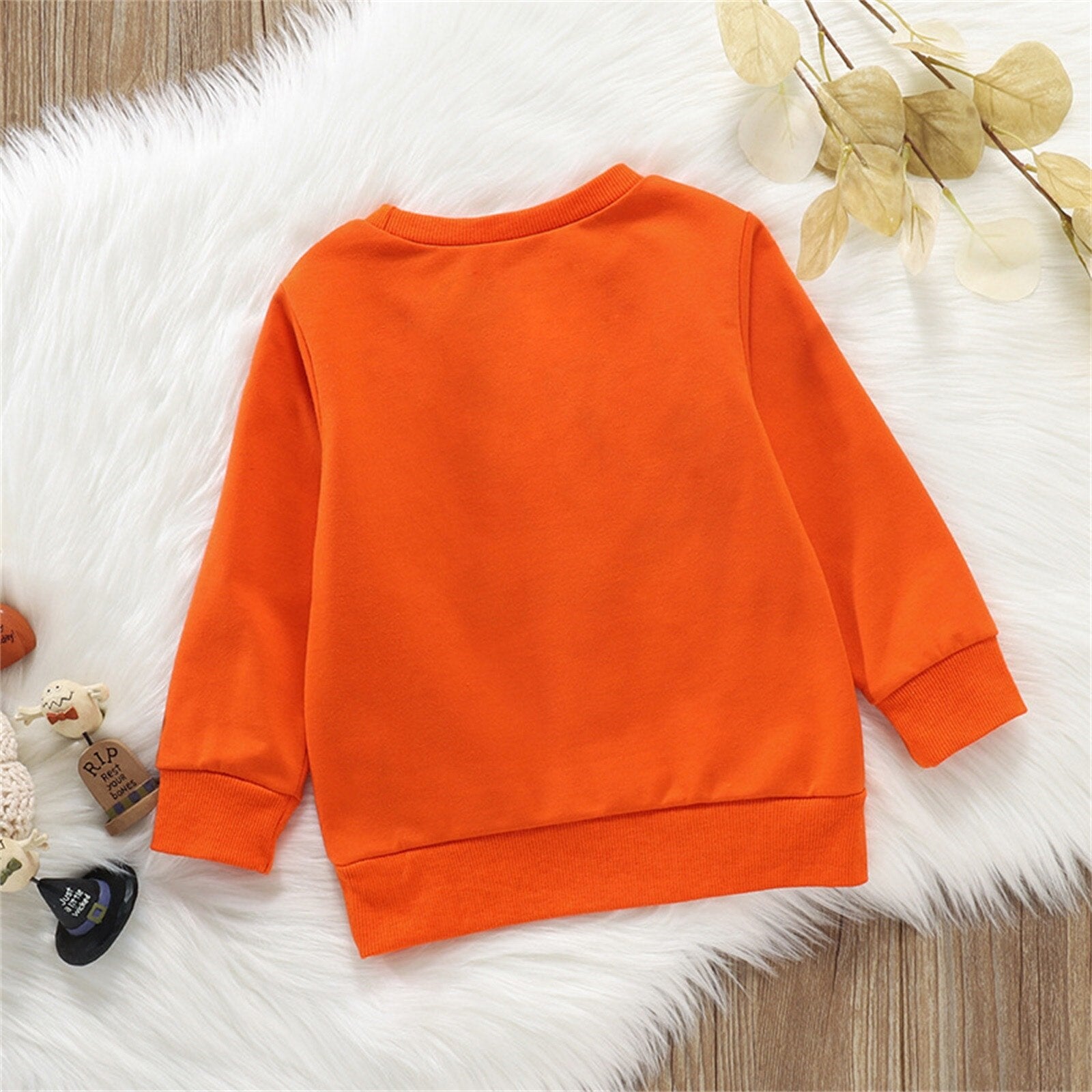 1-6T Halloween Cartoon Print Kids Baby Boys Autumn Winter Sweatshirts