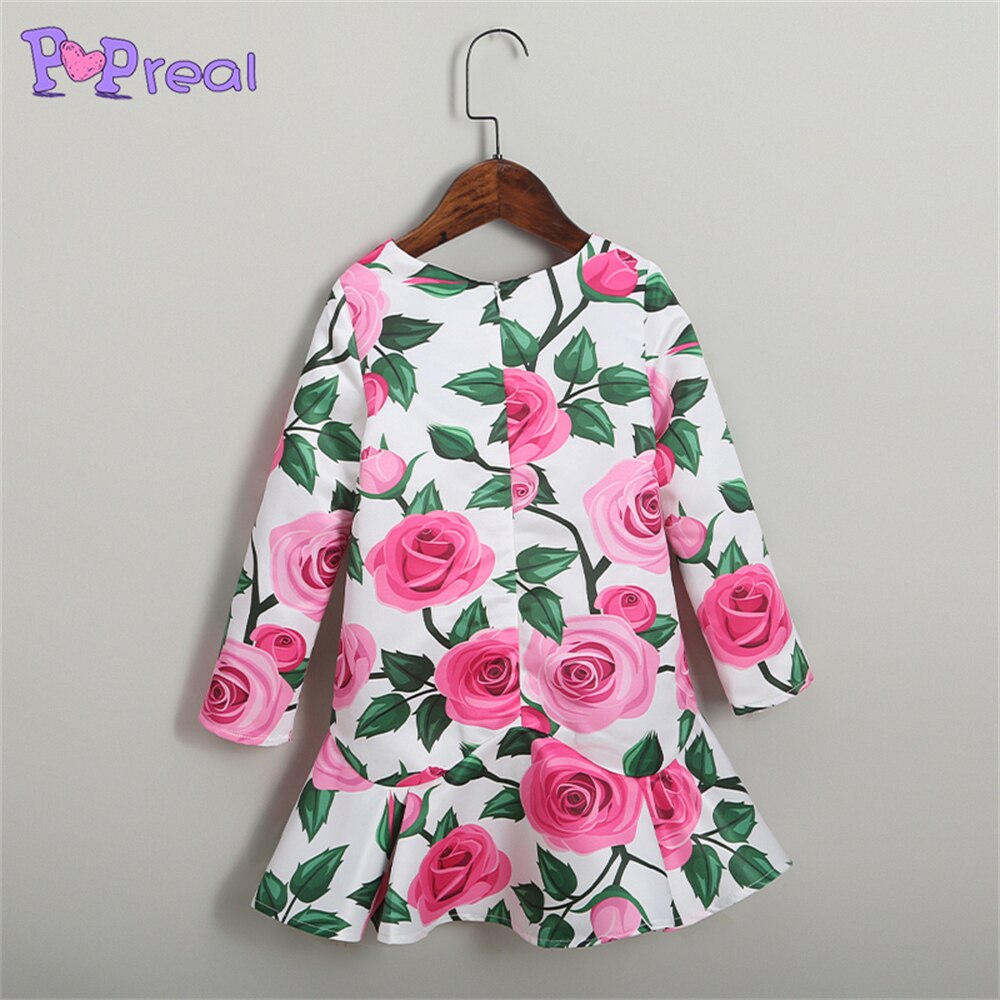 Family Matching Flowers Print Parent Child Dress