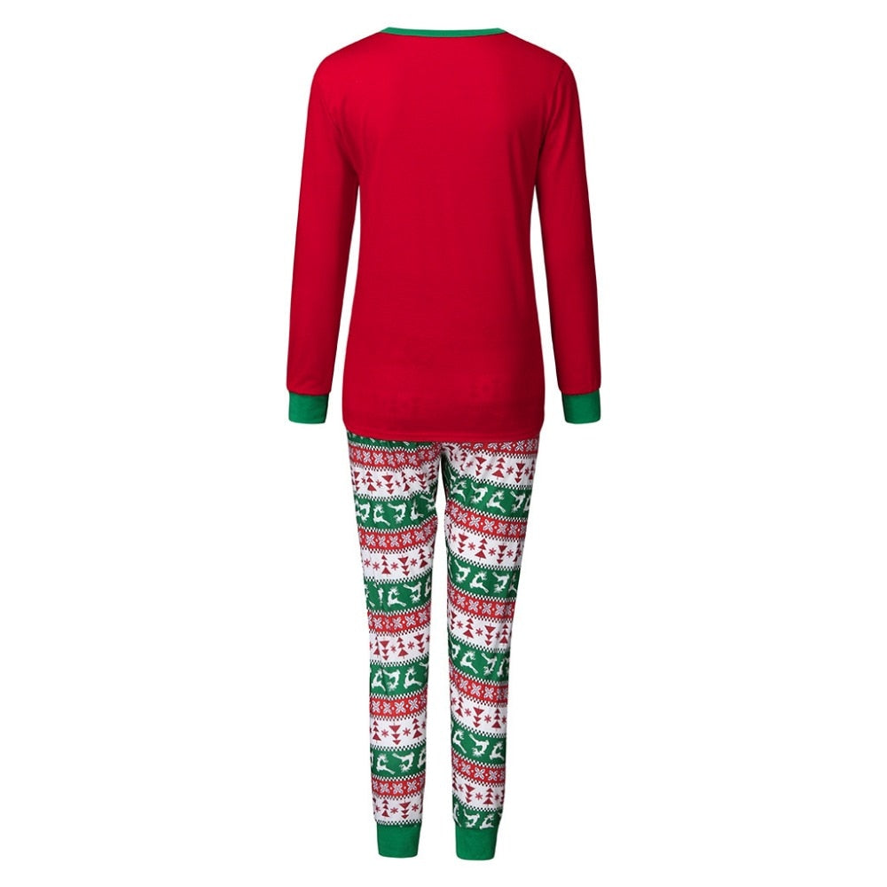 Family Matching Christmas Pajamas Adult Kids Sleepwear Nightwear