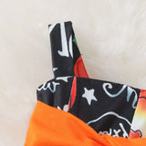 0-24M Baby Girls Romper Halloween Pumpkin Infant Pants