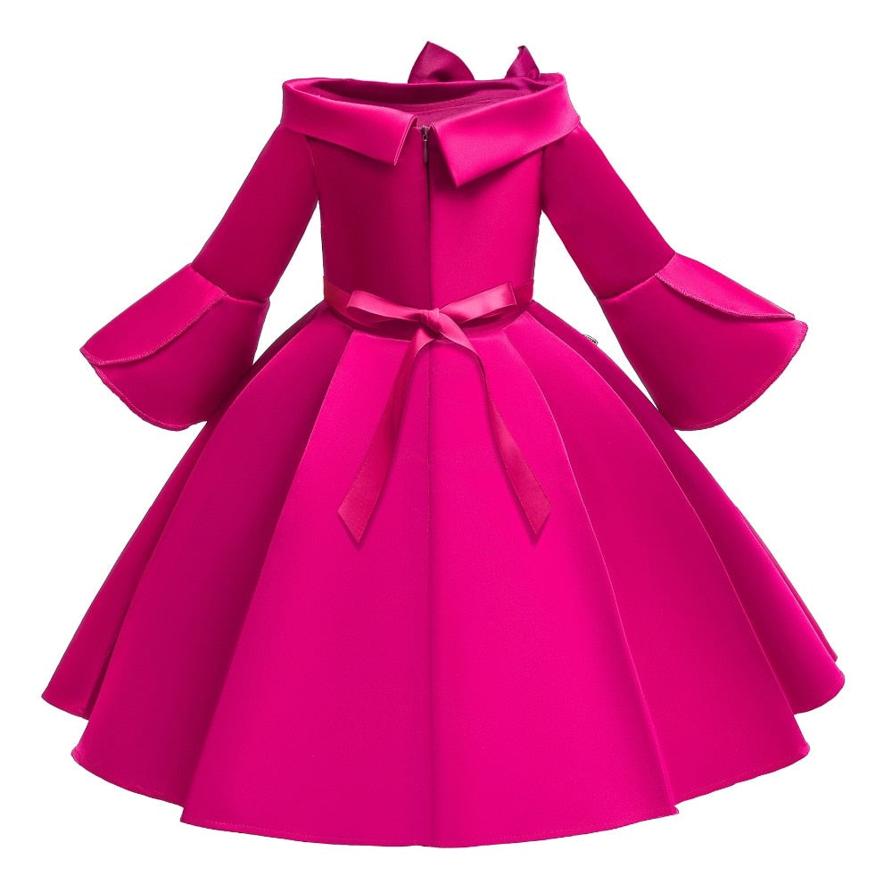 Mädchen Kleid Stickerei Elegante Tutu Prinzessin Geburtstag Abendkleider 2-10 Jahre