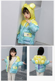 Winter Lightweight Down Jacket Boys Girls White  Bright Warm Coats