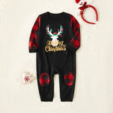 Family Christmas Matching Pajamas Kids Parents Nightwear Outfits